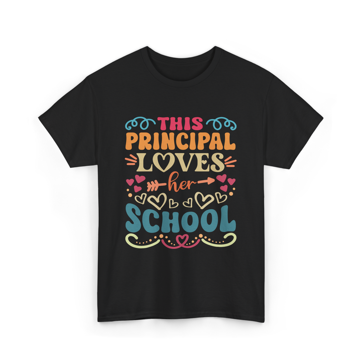 This Principal Loves School Principals T-Shirt - Black