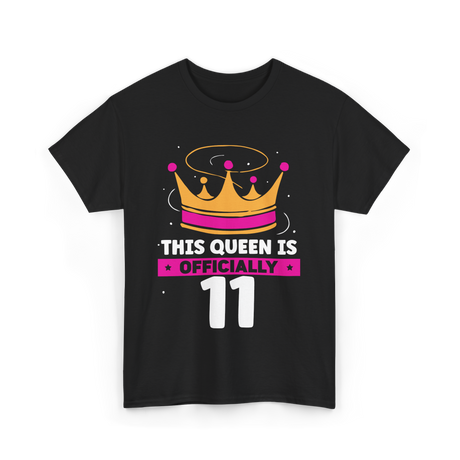 This Queen Is Birthday Celebration T-Shirt - Black