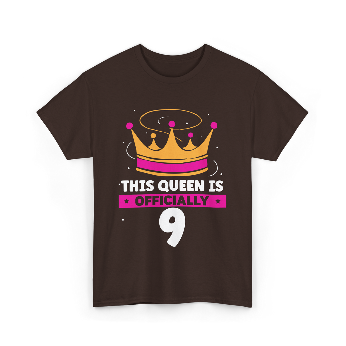 This Queen Is Birthday Celebration T-Shirt - Dark Chocolate