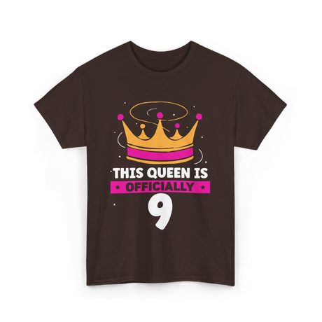 This Queen Is Birthday Celebration T-Shirt - Dark Chocolate