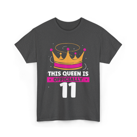 This Queen Is Birthday Celebration T-Shirt - Dark Heather