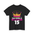 This Queen Is Birthday Celebration T-Shirt - Black