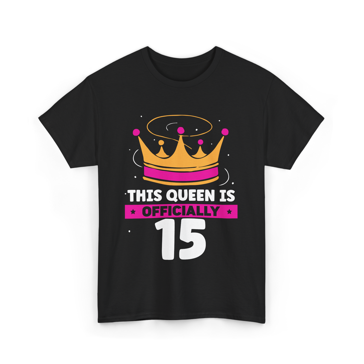 This Queen Is Birthday Celebration T-Shirt - Black