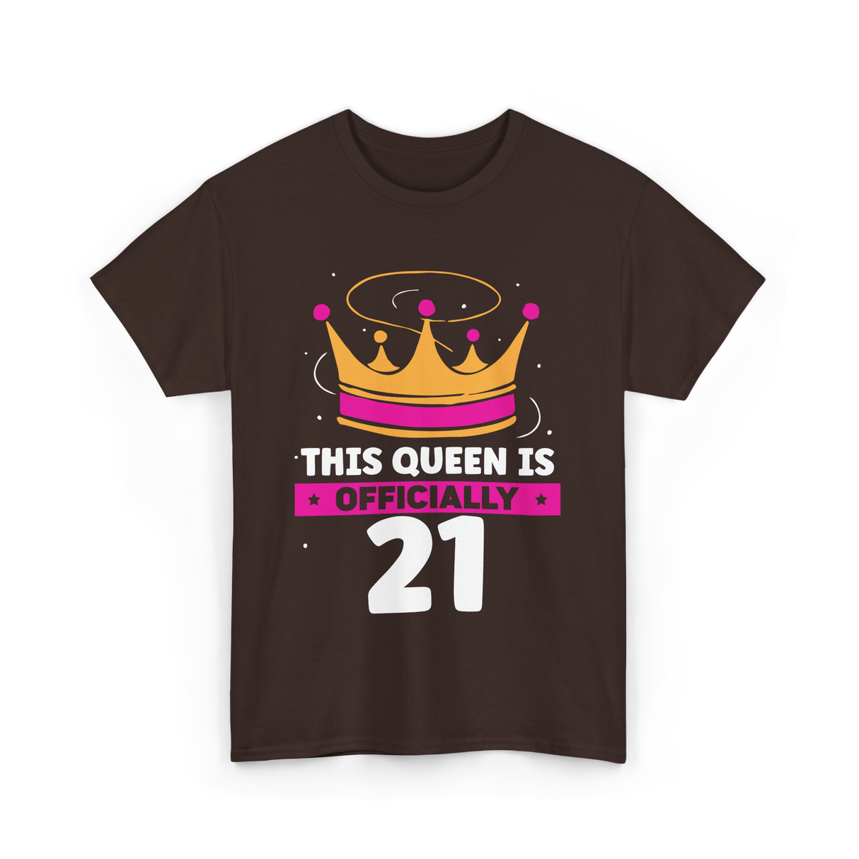 This Queen Is Birthday Celebration T-Shirt - Dark Chocolate