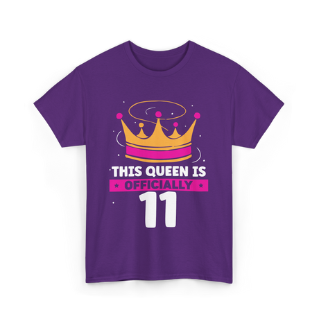 This Queen Is Birthday Celebration T-Shirt - Purple