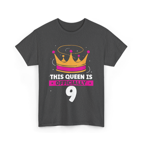 This Queen Is Birthday Celebration T-Shirt - Dark Heather