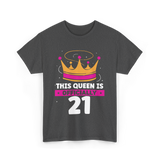 This Queen Is Birthday Celebration T-Shirt - Dark Heather