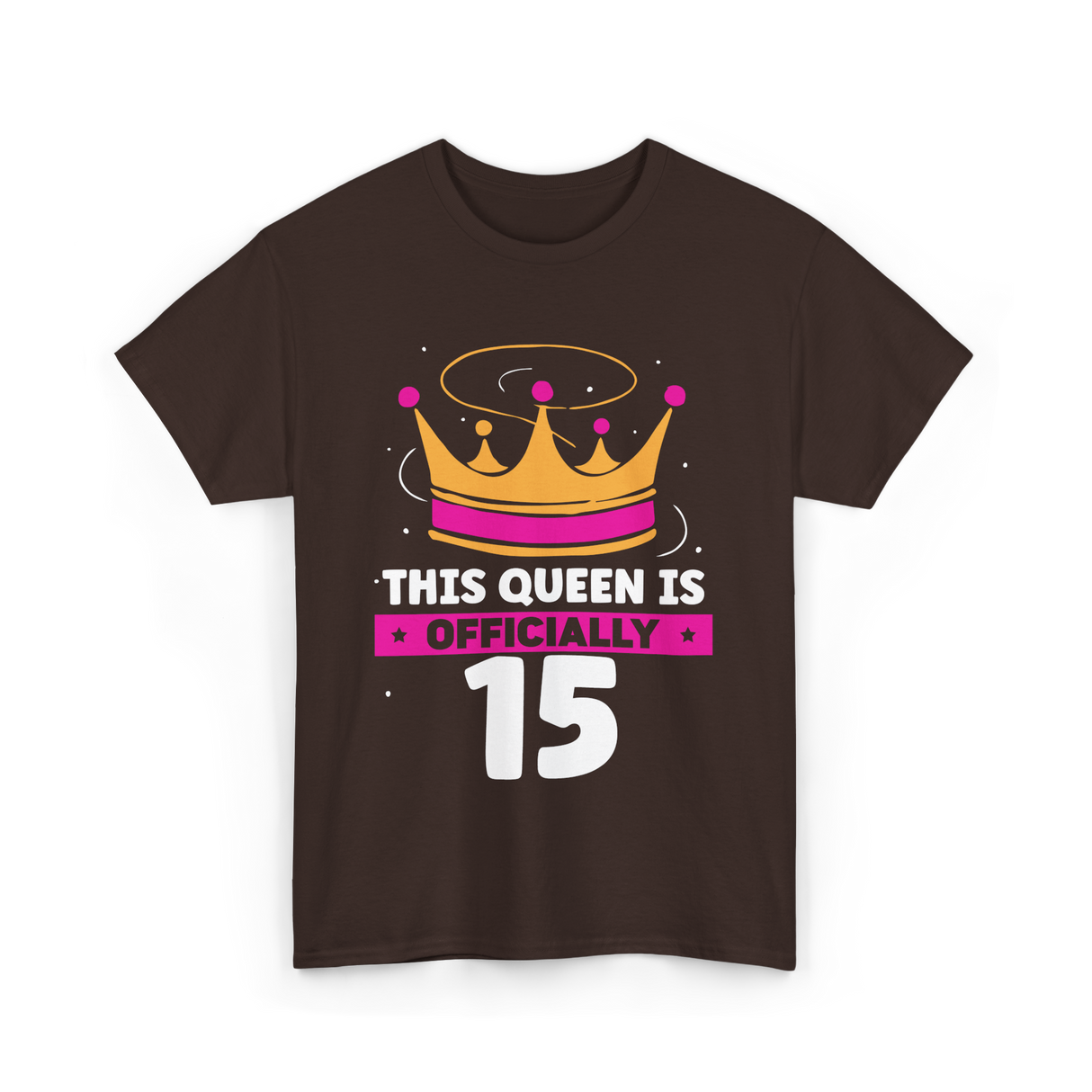 This Queen Is Birthday Celebration T-Shirt - Dark Chocolate