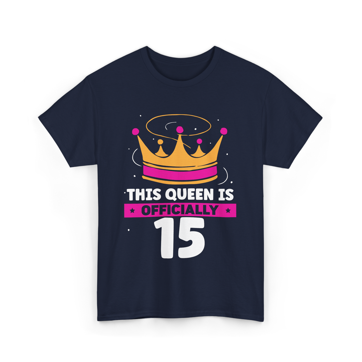 This Queen Is Birthday Celebration T-Shirt - Navy