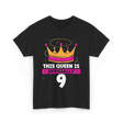 This Queen Is Birthday Celebration T-Shirt - Black
