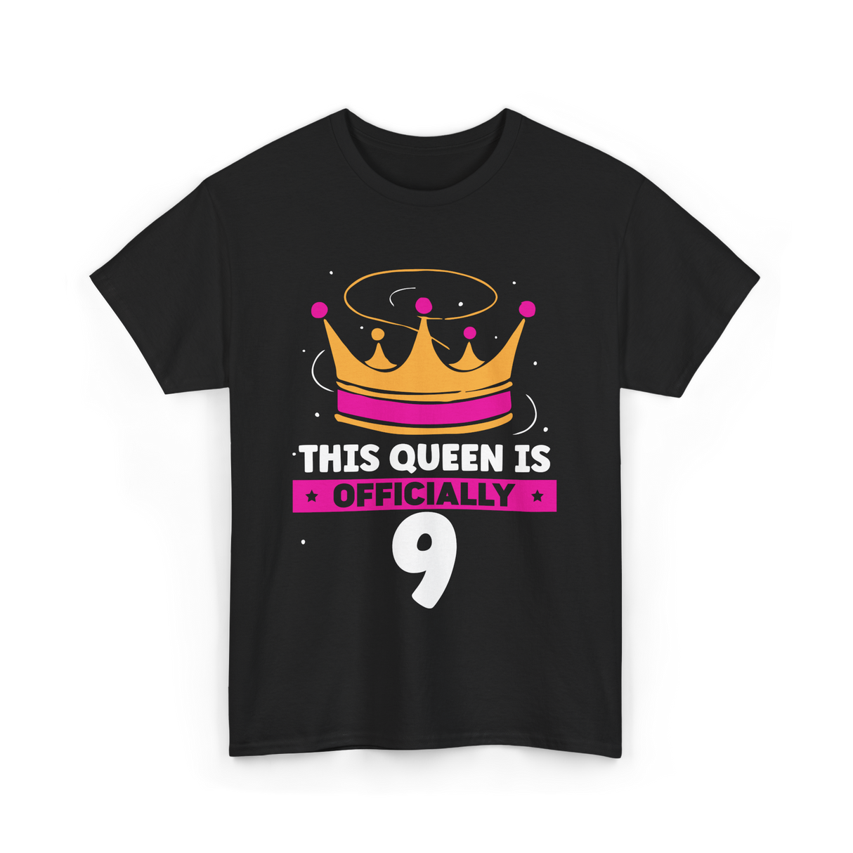 This Queen Is Birthday Celebration T-Shirt - Black