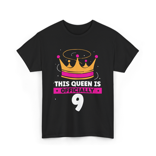 This Queen Is Birthday Celebration T-Shirt - Black