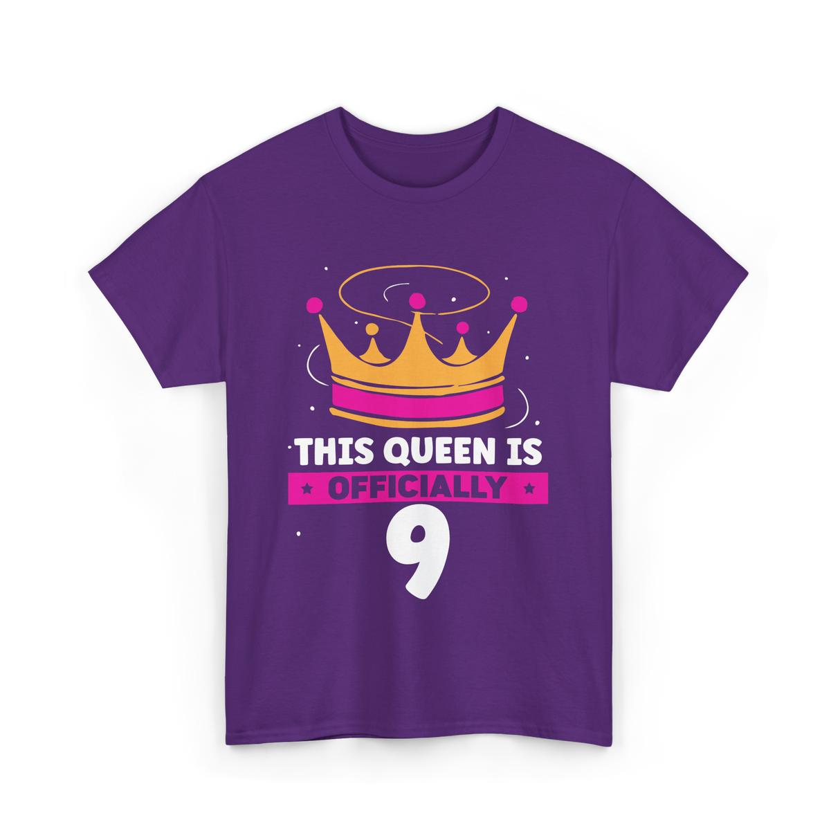 This Queen Is Birthday Celebration T-Shirt - Purple