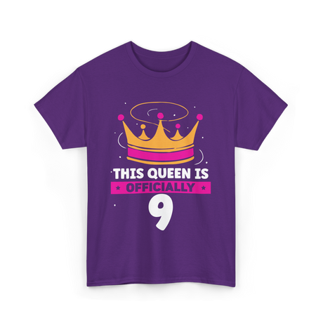 This Queen Is Birthday Celebration T-Shirt - Purple