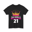 This Queen Is Birthday Celebration T-Shirt - Black