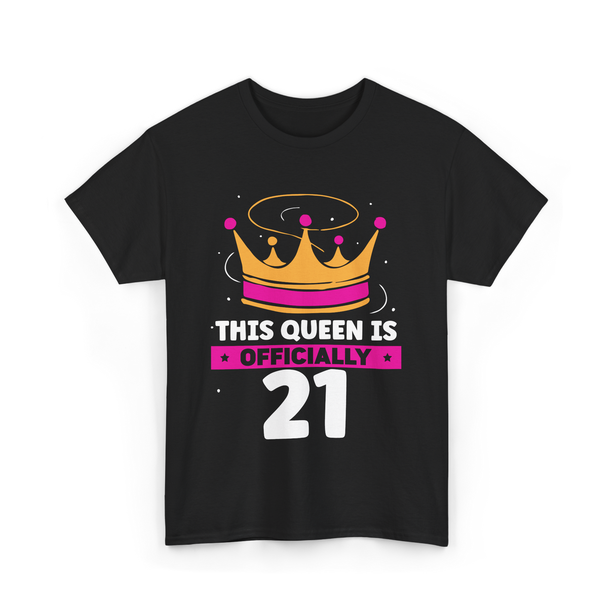 This Queen Is Birthday Celebration T-Shirt - Black