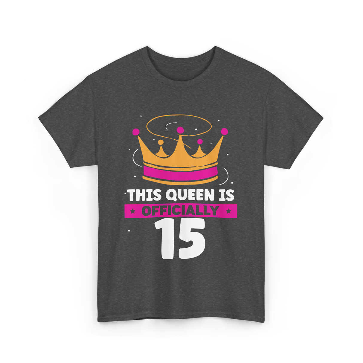 This Queen Is Birthday Celebration T-Shirt - Dark Heather