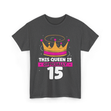 This Queen Is Birthday Celebration T-Shirt - Dark Heather