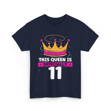 This Queen Is Birthday Celebration T-Shirt - Navy