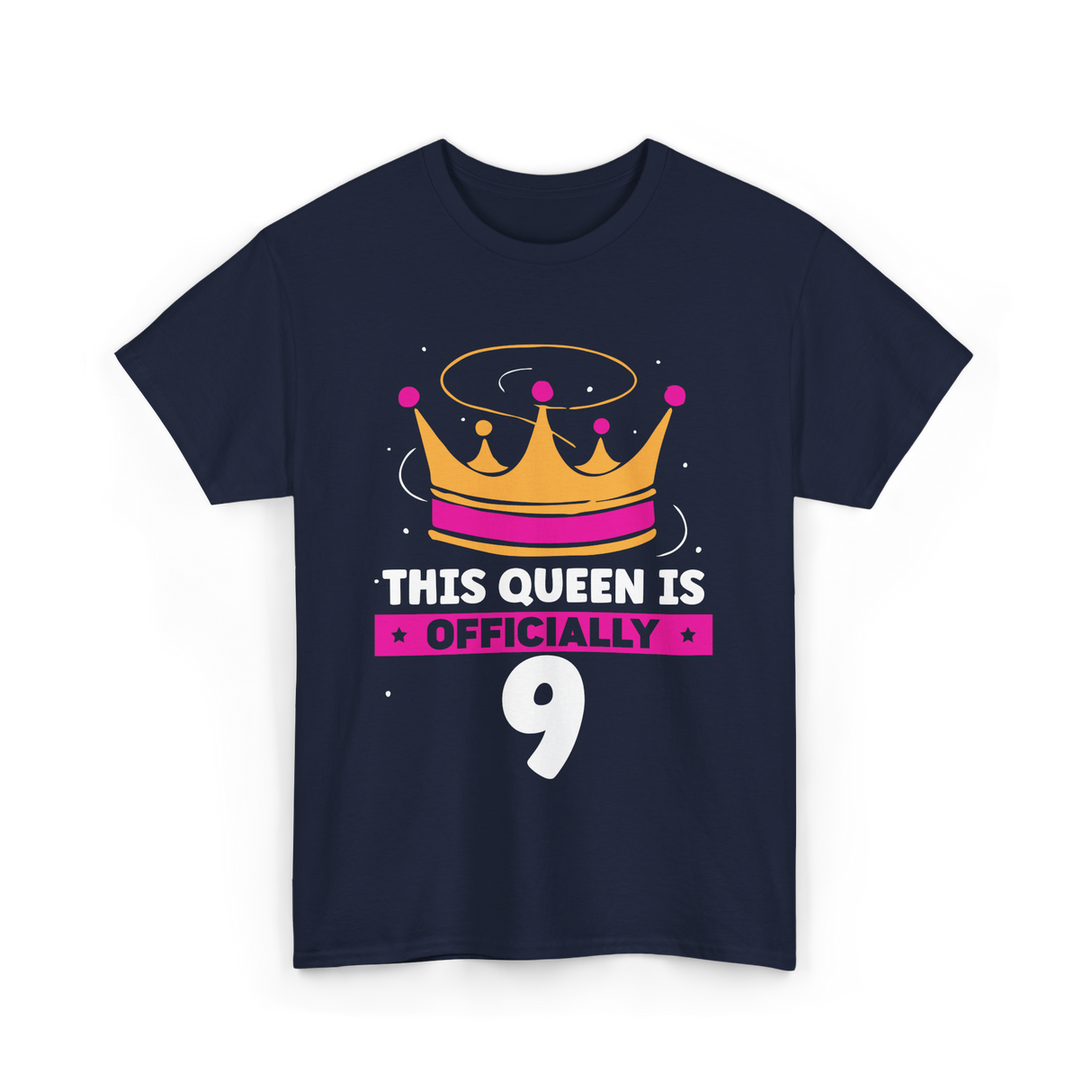 This Queen Is Birthday Celebration T-Shirt - Navy