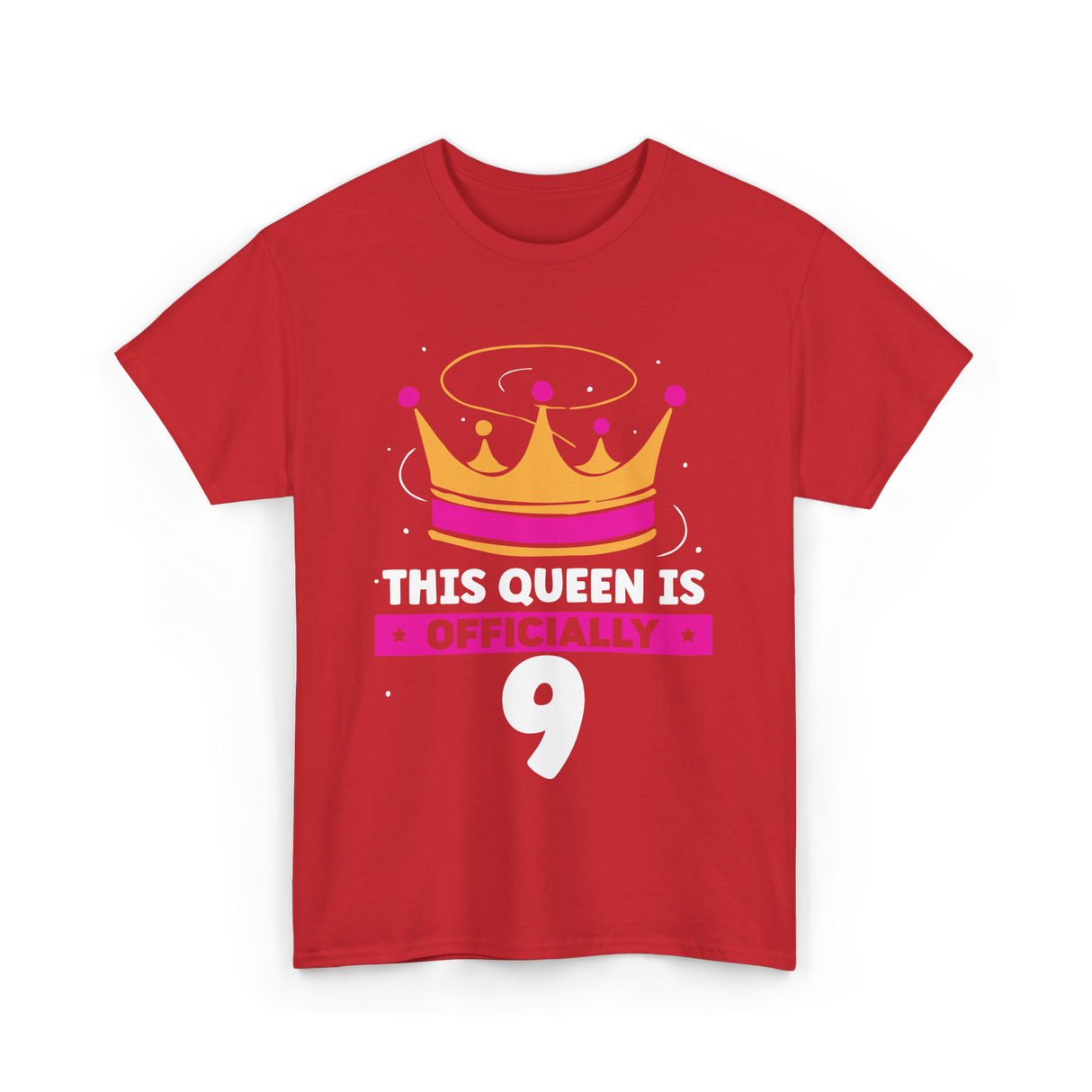This Queen Is Birthday Celebration T-Shirt - Red
