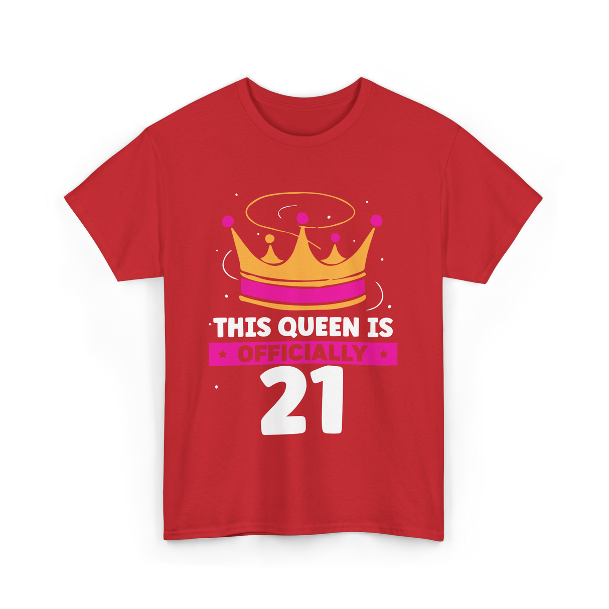 This Queen Is Birthday Celebration T-Shirt - Red