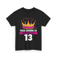 This Queen Is Birthday Princess T-Shirt - Black