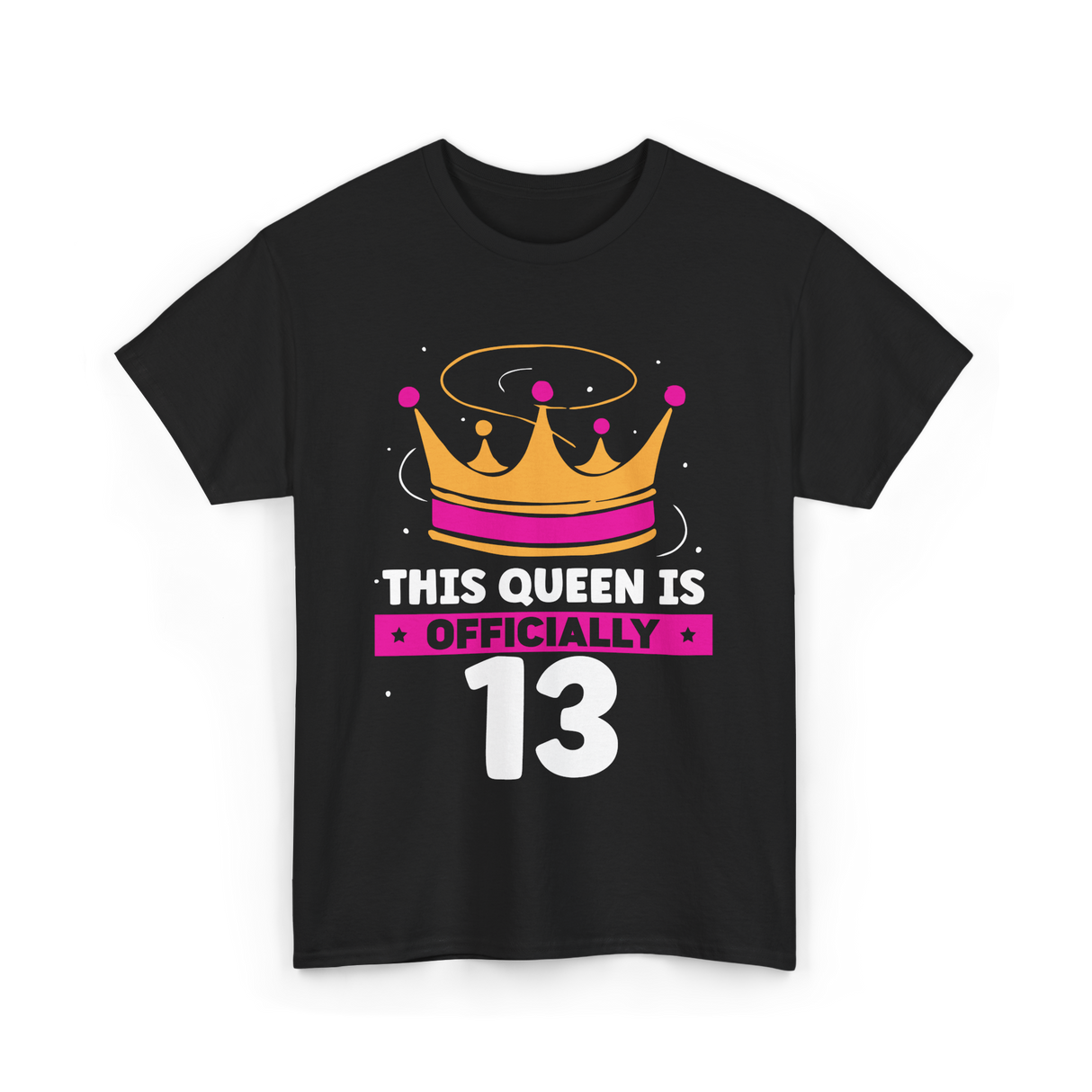 This Queen Is Birthday Princess T-Shirt - Black