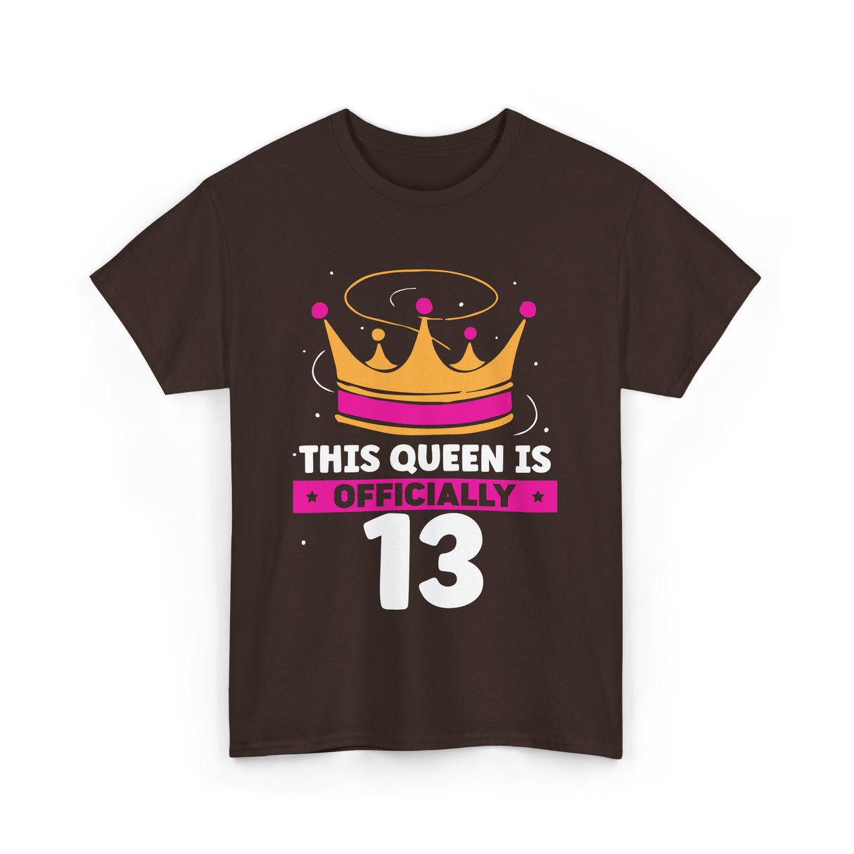 This Queen Is Birthday Princess T-Shirt - Dark Chocolate