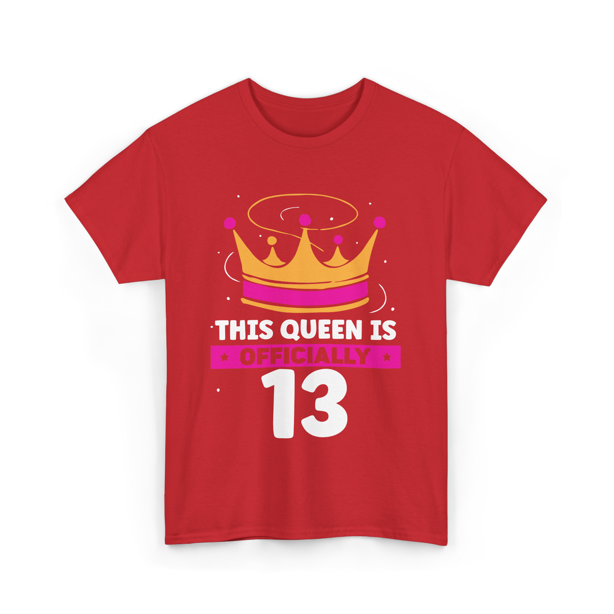 This Queen Is Birthday Princess T-Shirt - Red