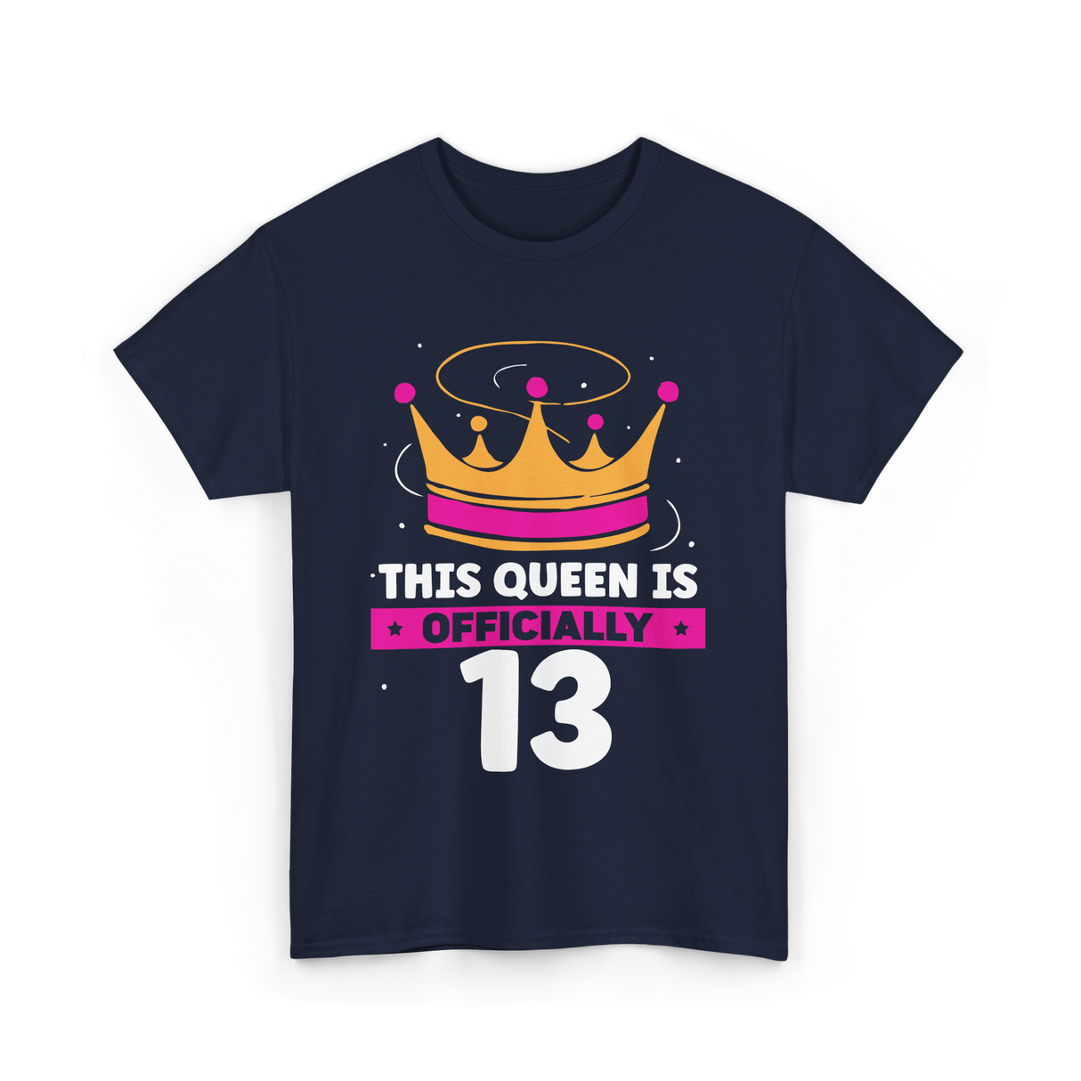 This Queen Is Birthday Princess T-Shirt - Navy