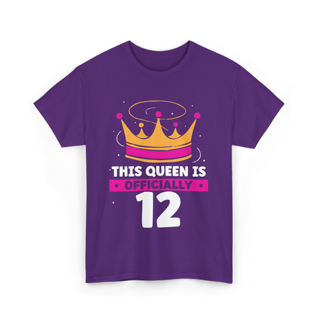 This Queen Is Birthday Queen T-Shirt - Purple