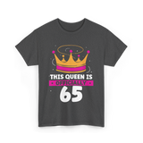 This Queen Is Crown Birthday T-Shirt - Dark Heather