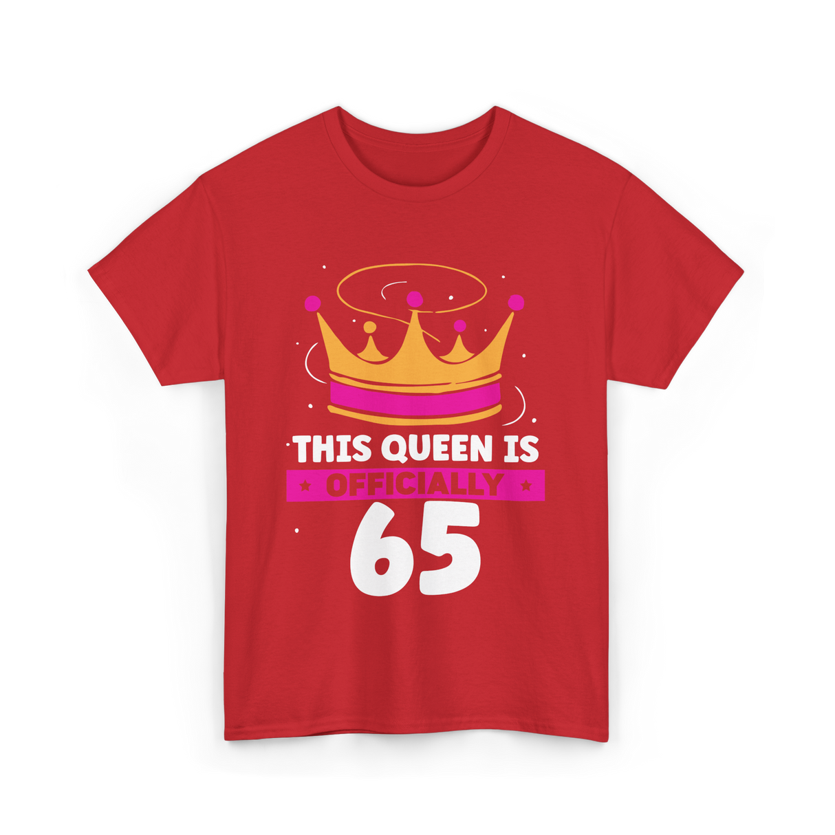 This Queen Is Crown Birthday T-Shirt - Red