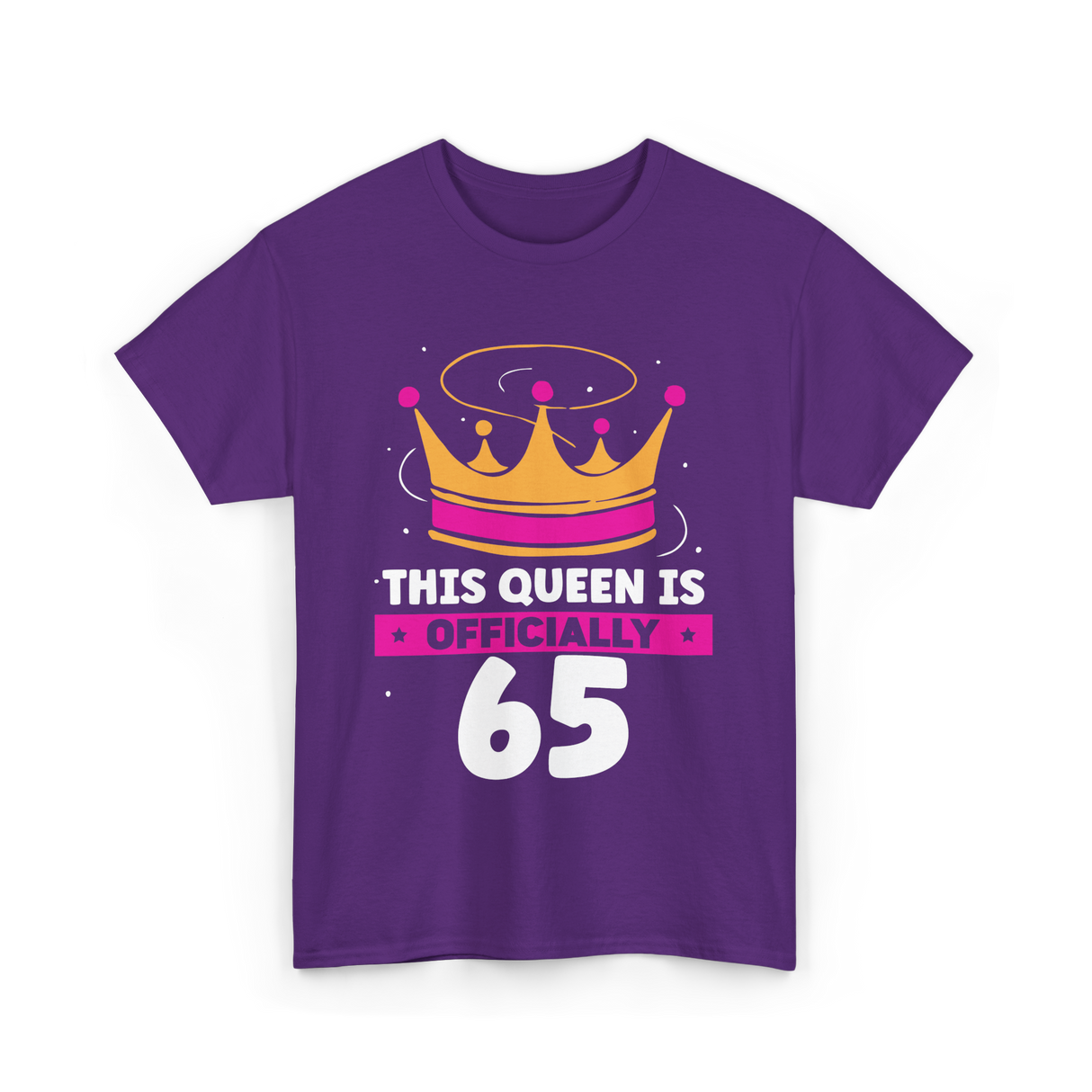 This Queen Is Crown Birthday T-Shirt - Purple