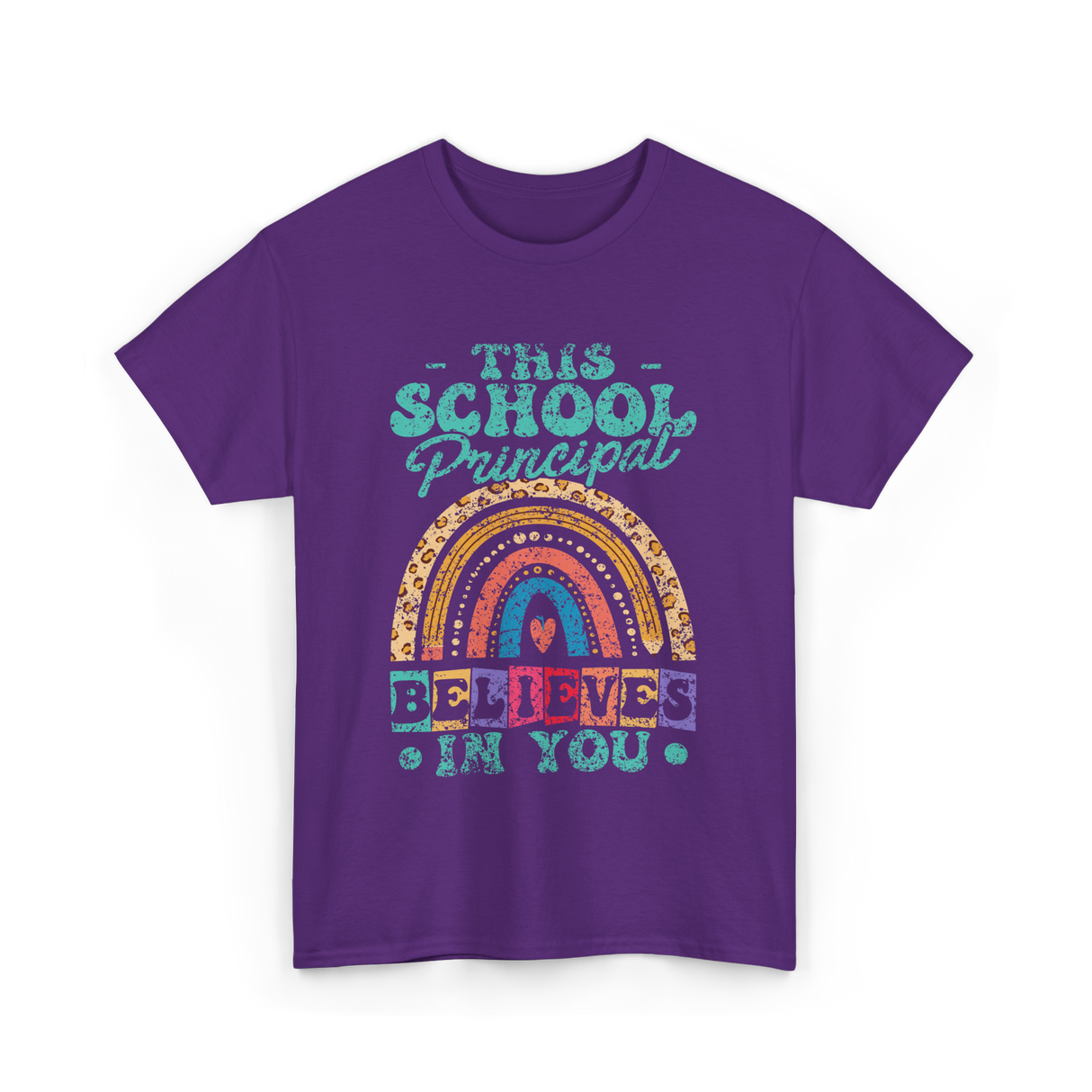 This School Principal Believes T-Shirt - Purple