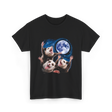 Three Possums Moon Opossum T-Shirt - Black