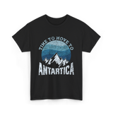 Time To Antarctica Expedition T-Shirt - Black