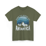 Time To Antarctica Expedition T-Shirt - Military Green