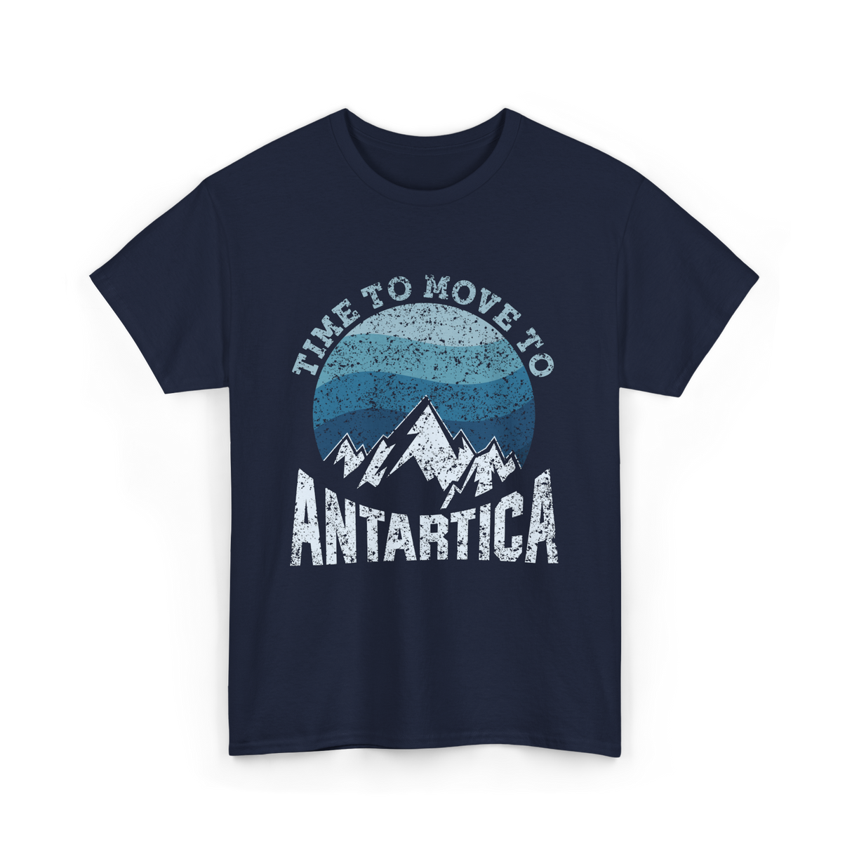 Time To Antarctica Expedition T-Shirt - Navy