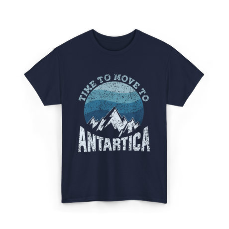 Time To Antarctica Expedition T-Shirt - Navy