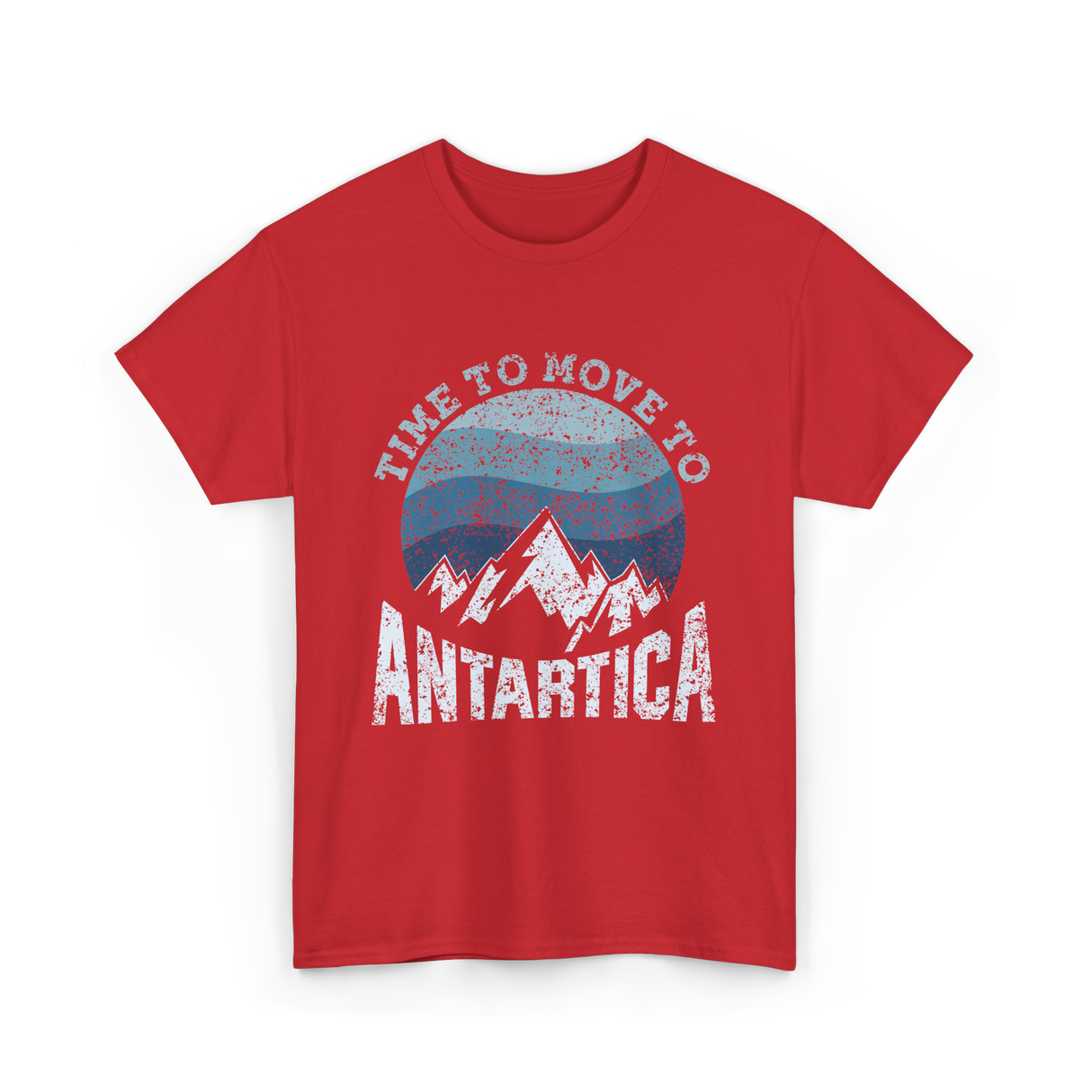 Time To Antarctica Expedition T-Shirt - Red