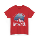 Time To Antarctica Expedition T-Shirt - Red