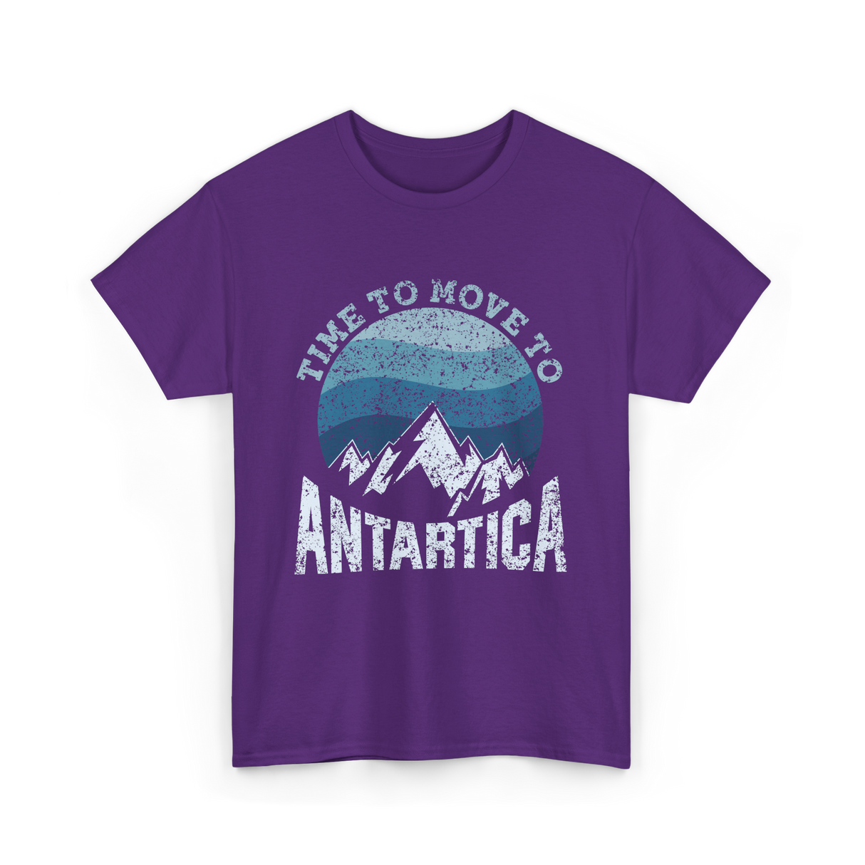 Time To Antarctica Expedition T-Shirt - Purple