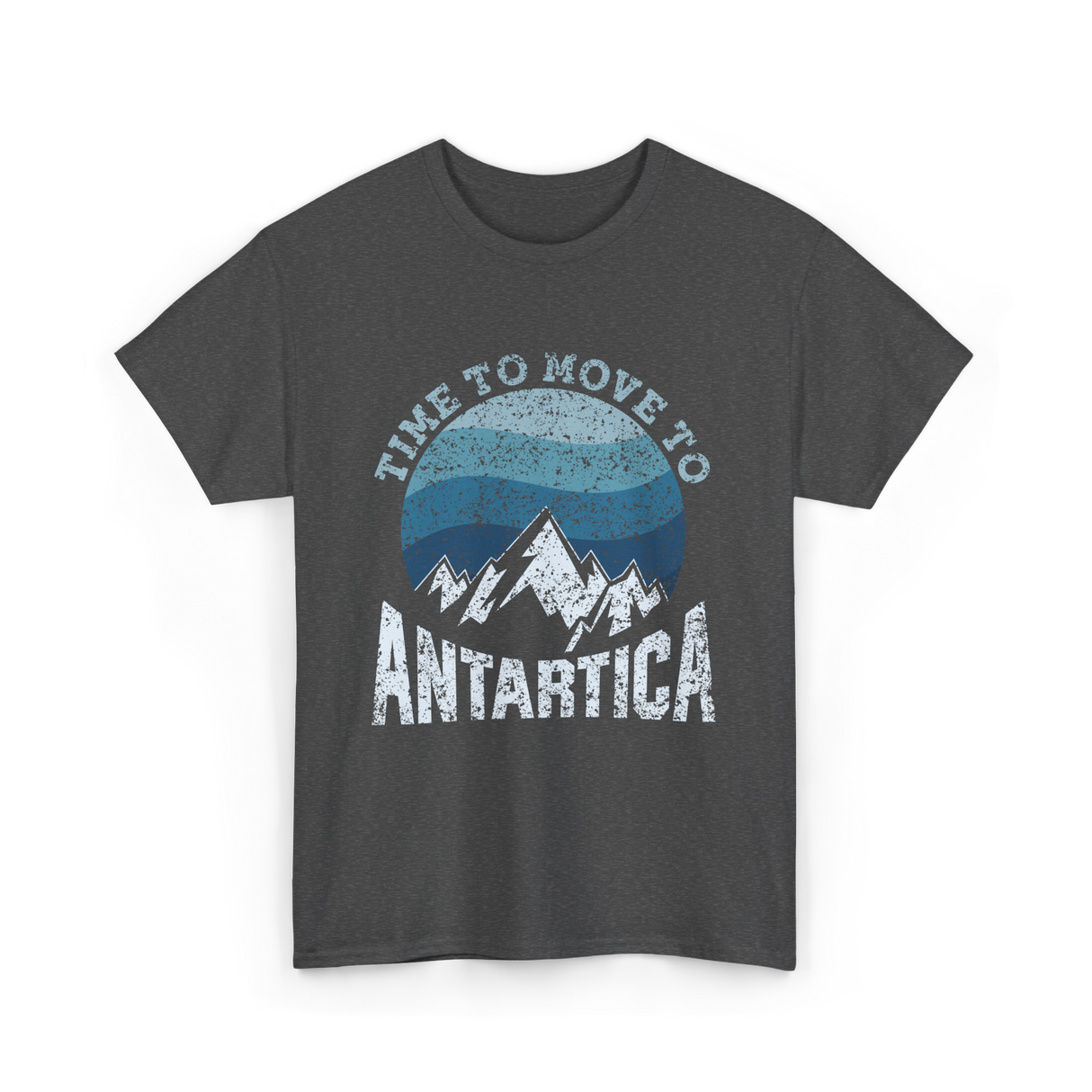 Time To Antarctica Expedition T-Shirt - Dark Heather