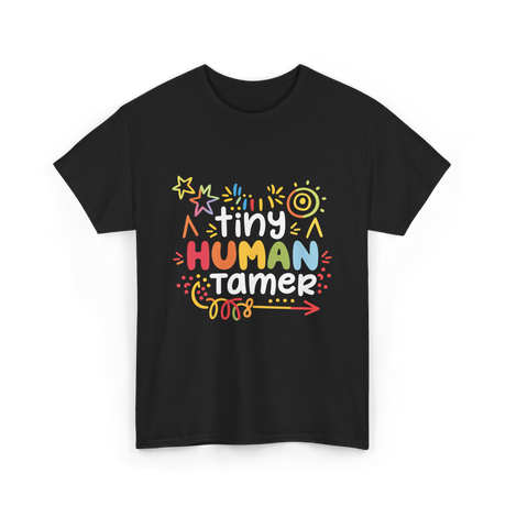 Tiny Human Tamer Caregiver T-Shirt - Black