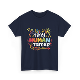 Tiny Human Tamer Caregiver T-Shirt - Navy