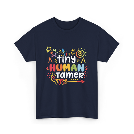 Tiny Human Tamer Caregiver T-Shirt - Navy