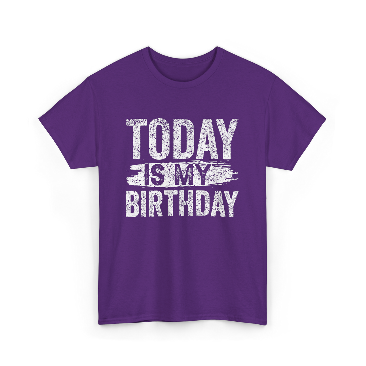 Today Is My Birthday Celebration T-Shirt - Purple