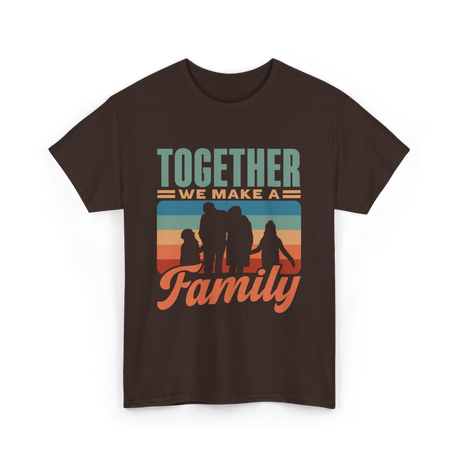 Together A Family Gathering T-Shirt - Dark Chocolate